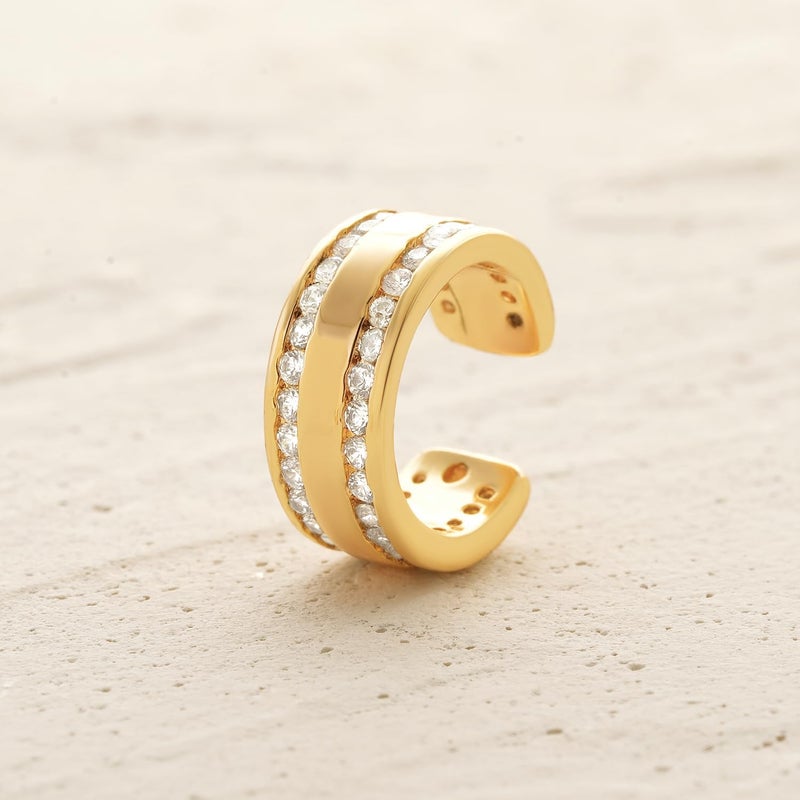 MYEARS Women Ear Cuff Earring Gold Non Pierced Ear Cartilage Clip on Wrap Hoop 14K Gold Filled Tiny Boho Beach Simple Minimalist Delicate Handmade Hypoallergenic Jewelry Gift-Sold as Single/Pair - Image 4